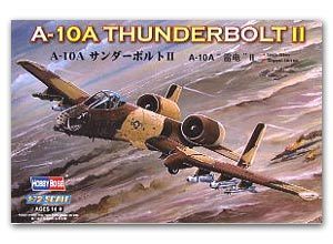 Hobby Boss 1/72 scale aircraft models 80266 A-10A lightning II attack aircrafts
