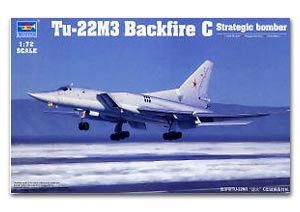 Trumpeter 1/72 scale model 01656 Tu-22M3 backfire C supersonic strategic bomber
