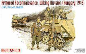 1/35 scale model Dragon 6131 Armored Reconnaissance Viking Armored Division (Hungary 1945)