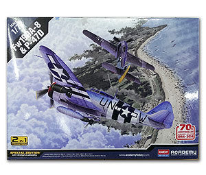 ACADEMY 12513 P-47D & Fw190A-8 fighter "to commemorate the 70th anniversary of the Battle of Normandy."