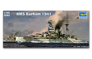 Trumpeter 1/700 scale model 05798 British Navy Elizabeth Queen "Barram" Battleship
