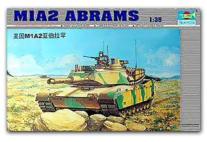 Trumpeter 1/35 scale tank models 00337 M1A2 Abrams main battle tank