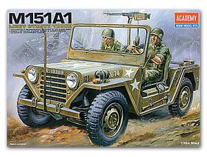 ACADEMY 13232/1323 M151A1 Light Combat sport utility vehicle