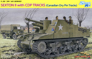 1/35 scale model Dragon 6793 Church Division II 25 pounds self-propelled howitzera late type