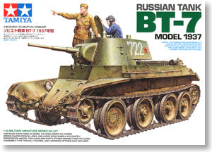 TAMIYA 1/35 scale models 35327 Soviet BT-7 light combat vehicle type 1937