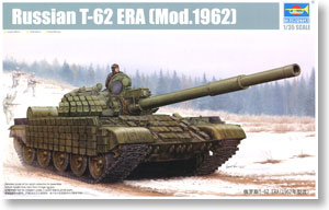 Trumpeter 1/35 scale model 01555 Soviet T-62 ERA main battle tank [1962 type]