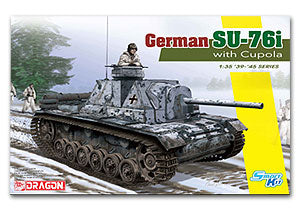 1/35 scale model Dragon 6856 Germany SU-76i self-anti-tank gun equipped with No. 3 chariot long command tower type