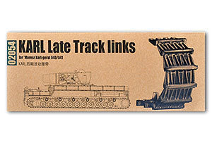 Trumpeter 1/35 scale model 02054 Overweight self-propelled mortar Karl later Movable Linked Track