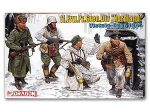 1/35 scale model Dragon 6455 Germany Nordland Panzer Grenadier Division "Wisconsin - Oude River 1945