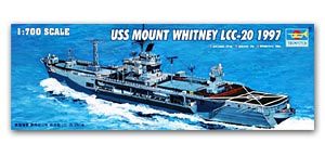 Trumpeter 1/700 scale model 05719 LCC-20 "Whitney Hill" command ship 1997