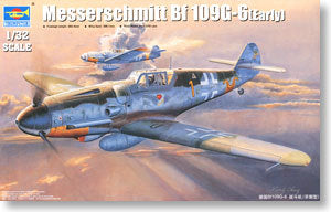 Trumpeter 1/32 scale model 02296 Messers Mitter Bf109G-6 Fighter Earlyx *