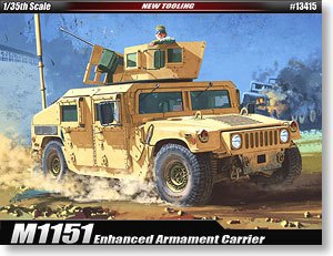 ACADEMY 13415 M1151 Humvee light combat armored SUV Enhanced