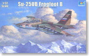 Trumpeter 1/32 scale model 02277 Su-25UB frog foot B two-seat attack aircrafta