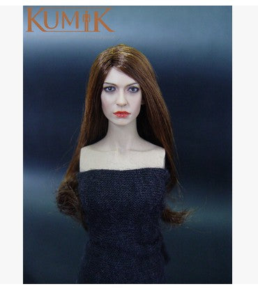 KNL HOBBY KUMIK genuine spot 1: 6 soldiers new hair female head sculpt KM035 special for action figures