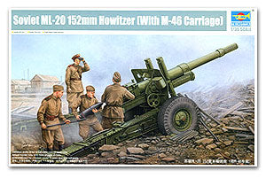 TRUMPETER 1/35 scale model 02324 Soviet ML-20 152mm howitzera "M-46 carriage"