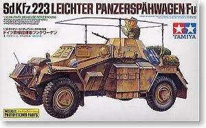 TAMIYA 1/35 scale models 35268 Sd.Kfz.223 Wheeled Light Armored Reconnaissance Vehicle Communication Equipment Increased Type