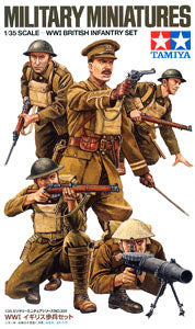 TAMIYA 1/35 scale models 35339 First World War British Army Infantry Group