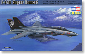 Hobby Boss 1/48 scale aircraft models 80368 F-14D Super Duo Carrier Fighter *