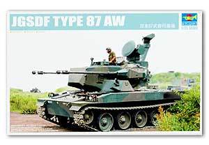 Trumpeter 1/35 scale model 01599 J.G.S.D.F.87 35mm self-propelled artillery air defenses system