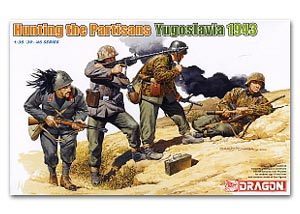 1/30 scale model Dragon 6491 Hunting guerrillas Yugoslavia 1943