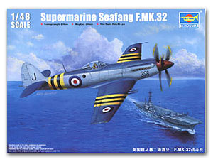 Trumpeter 1/48 scale model 02851 Super gray falcon Pseudorabies F.Mk.32 Carrier fighter