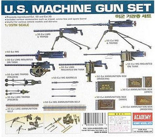 ACADEMY 1384 U.S.MACHINE GUN SET