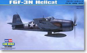 Hobby Boss 1/48 scale aircraft models 80340 F6F-3N hell cat carrier night fighter