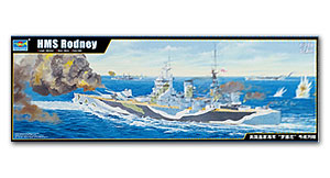 Trumpeter 1/200 scale model 03709 British Royal Navy "Rodney" battleship