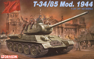 1/35 scale model Dragon 6066 T-34/85 medium chariot type 1944
