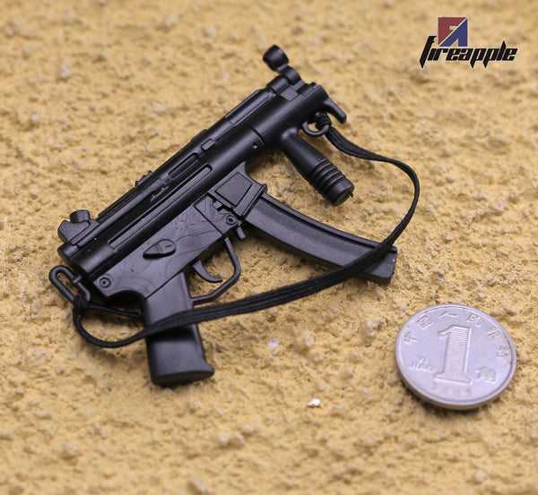 KNL HOBBY Action Figure 1/6 scale model 12 inch doll 1/6 soldiers accessories 1 to 6 micro-punch MP5 MP5K black gun model