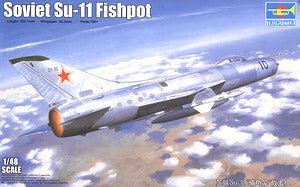 Trumpeter 1/48 scale model 02898 Su-11 "fishing cage" interceptor