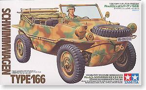 TAMIYA 1/35 scale models 35224 SCHWIMMWAGON 166 Amphibious Barrel