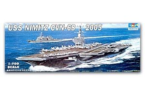 Trumpeter 1/700 scale model 05739 US CVN-68 "Nimitz" nuclear-powered aircraft carriera 200 *