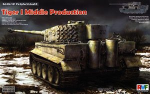 Rye Field Model 1/35 scale RM5010 No. 6 "full internal structure" Tiger I middle production Sd.Kfz. 181 Pz.Kpfw.VI Ausf.E tank