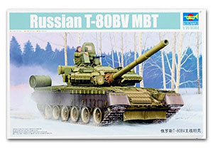 Trumpeter 1/35 scale tank model 05566 Russian T-80BV main battle tank