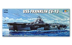 Trumpeter 1/700 scale model war ship 05730 US Navy Essex class CV-13 "Franklin"