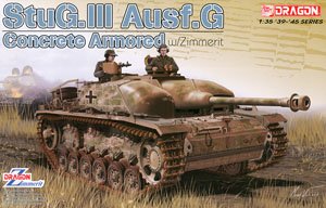1/35 scale model Book Dragon 6891 Concrete Armored StuG.III Ausf.G w / Zimmerit