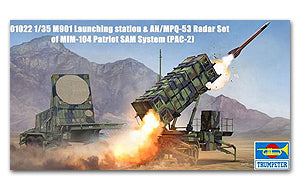 Trumpeter 1/35 scale model 01022 PAC-2 "Patriot" mobile air defense missile launch system