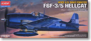 ACADEMY 12481/2121 Grumman F6F-3/5 Hellcat based fighter