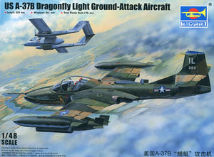 Trumpeter 1/48 scale model 02889 A-37B Dragonfly Light attack aircrafta