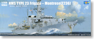 Trumpeter 1/350 scale model 04545 Royal Navy 23 "Montrose" Missile Frigate
