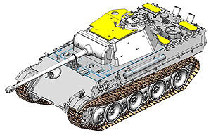 1/35 scale model Book Dragon 6897 Panther Ausf.G Late Production