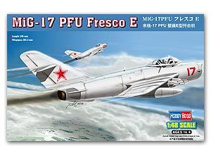Hobby Boss 1/48 scale aircraft models 80337 MiG-17PFU fresco E fighter
