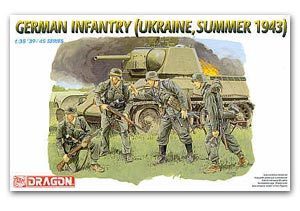 1/35 scale model Dragon 6153 German Army Infantry (Ukrainian Summer 1943)