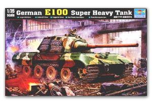 Trumpeter 1/35 scale model 00384 Germany E-100 super heavy-duty plan chariot