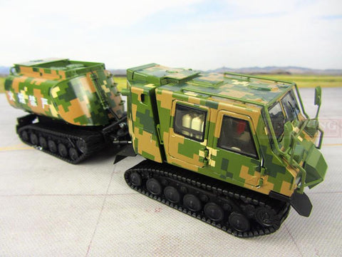 KNL Hobby Diecast Truck Chinese Army All-terrain tracked oil tanker vehicles equipment modular combination series alloy PLA 1:32
