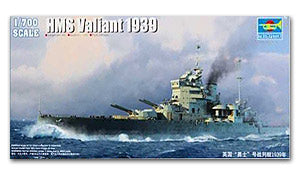 Trumpeter 1/700 scale model 05796 British Navy Elizabeth Queen Just Gang Battle Ship 1939