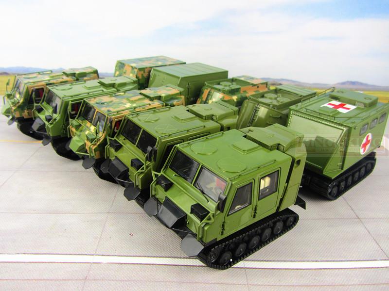 KNL Hobby Diecast Truck Chinese Army All-terrain tracked oil tanker vehicles equipment modular combination series alloy PLA 1:32