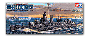 TAMIYA 78012 US Navy Fletcher Level DD-445 "Fletcher" destroyer