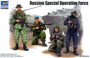 Trumpeter 1/35 scale soldier figure model 00437 Russian special mission force
